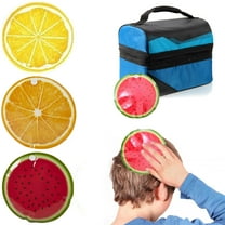 2 Pc Ice Packs Gel Cooler Lunch Box Pain Relief Cold Therapy Kids Care Reusable