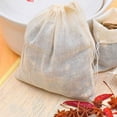 thumbnail image 5 of Bolsas de muselina de algodón, bolsas reutilizables con cordón, pequeñas bolsas de filtro de malla para té, café, para cocina, refrigerios, especias, manualidades, nueces de jabón, joyas, decoración y, 5 of 5