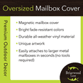 thumbnail image 3 of Briarwood Lane Checkered Pumpkins Primitive Large / Oversized Mailbox Cover, 3 of 5