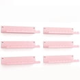 thumbnail image 5 of 6-Piece Pink Metal Floating Shelves, 16" Cute Wall Bookshelf & Toy Display for Girls Room, Nursery, 5 of 10