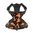 thumbnail image 3 of Kdxio Cartoon Pizza Print No Pull Dog Harness Adjustable Reflective Oxford Easy Control Medium Large Dog Harness for Training and Everyday-Large, 3 of 8