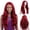 Red, variant on Desertasis Wigs Human Hair Women Red Brazilian Long Wavy Curly Parting High Temperature Fiber Wig Hair Headband Wig Human Hair