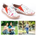 thumbnail image 1 of Cómodos Zapatos en El Barco Mocasines Navidad para Viajes Al Aire Libre (41) White, 1 of 9