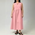 thumbnail image 6 of LIaqionyy Women's Plus Size Maxi Dress Summer Flowy A Line Sleeveless Sundresses Casual Loose Tank Dresses L-5XL, 6 of 7