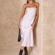 thumbnail image 3 of Vestidos de Fiesta Elegantes ajustado para mujer con hombros descubiertos y espalda descubierta ropa de fiesta elegante Cgtredaw Blanco T XL para Mujer, 3 of 7
