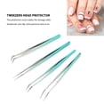 thumbnail image 4 of Tweezer de extensión de Pestañas postizas, Punta curva de acero inoxidable, delicado, Arte de Arte de Umas Flexible para el Hogar, 4 of 7