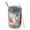 Pioneer Flower Floral-3, variant on 12oz Tumblers Pioneer Flower Floral Print Pattern Vacuum Insulated Stainless Steel Travel Tumbler Cups Mug with Lid and Straw for Beer,Coffee,Beverages with Cleaning Brush for Cold & Hot Drinks