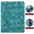 thumbnail image 2 of for iPad Air 11 inch (2025 M3/2024 M2) Case, Rhombus Grid Pattern Multiple Viewing Angles Stand Slim Folio Cover (Blue), 2 of 7
