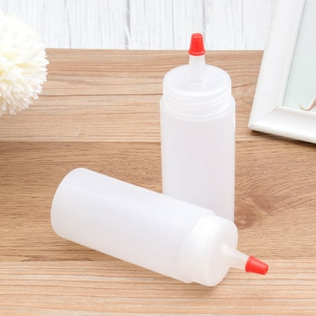 

Raindrops Plastic Squeeze Bottle with Lid White 120ml Ideal for Storage Use and Easy Dispensing
