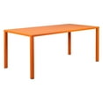 thumbnail image 2 of Pangea Home Miami Modern Aluminum Frame Patio Dining Table in Green, 2 of 11