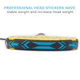 thumbnail image 3 of Three-dimensional Beach Racket Head Sticker Anti-fall Racket Head Sticker Stability Increasing Racket Head Pad with Cool Pattern Wear-resistant for Sport Racket, 3 of 9