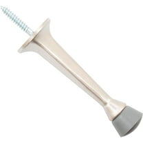 Standard-Duty Solid Door Stop, 3 Inches, Satin Nickel by Stone Harbor Hardware