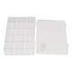 thumbnail image 5 of Caja de almacenamiento de joyas de plástico transparente Bling Bling 12 rejillas, 5 of 12