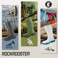 thumbnail image 6 of ROCKROOSTER Porter Men's Composite Toe Puncture Resistant EH Safety PU Waterproof Put On Rain Boots for Adult WS701GC Green US 10, 6 of 8