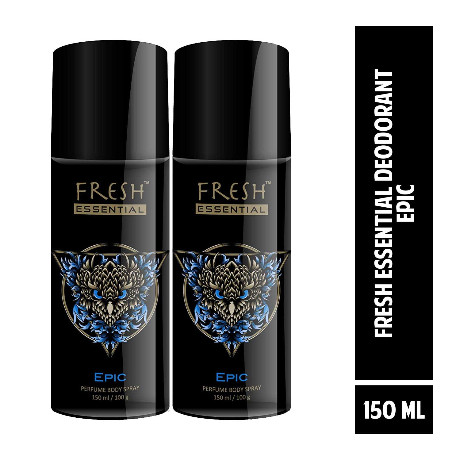 Fresh Essential Deodorant Epic, 150 ml (Pack of 2)