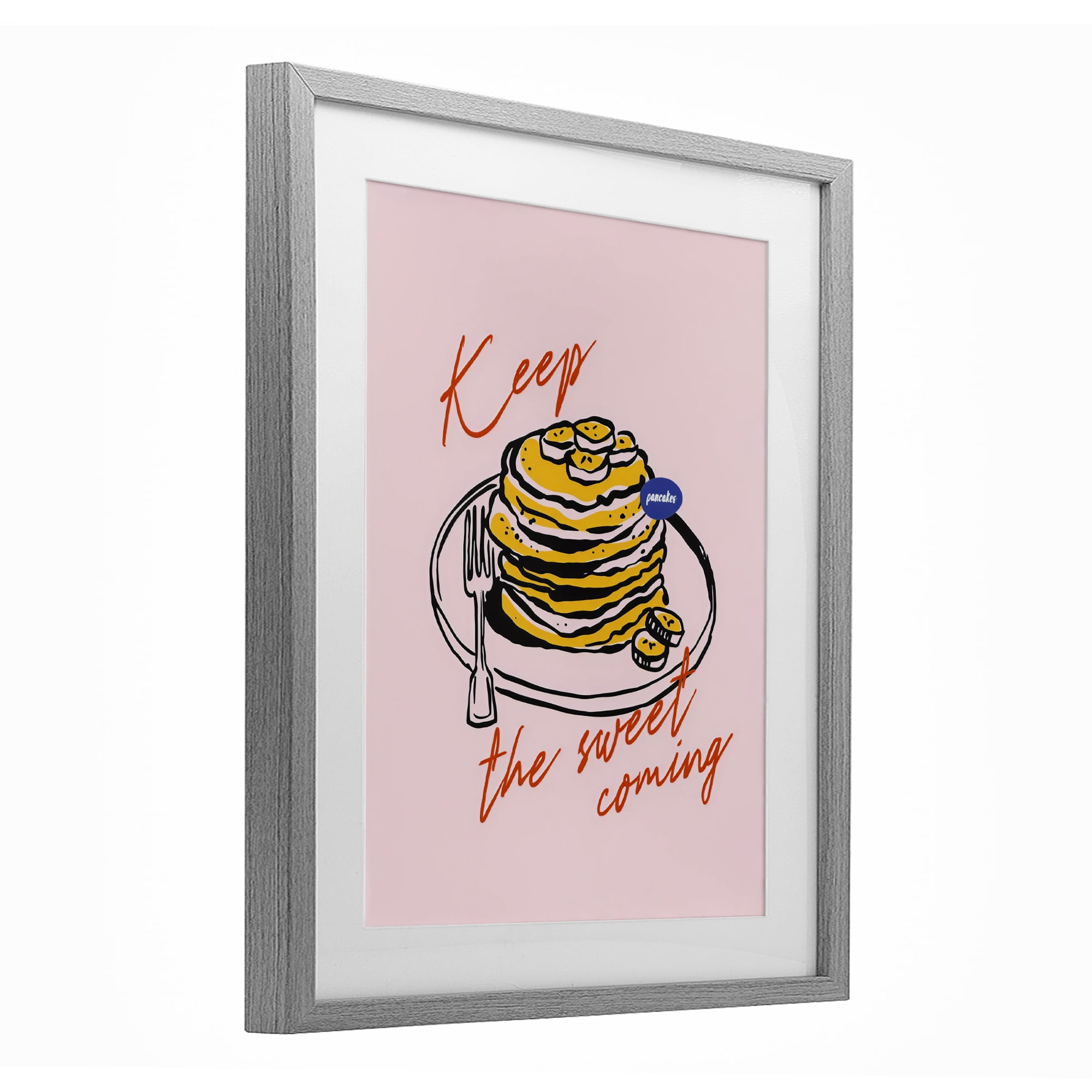 Stupell Industries Keep The Sweet Coming Gray Framed Print Under Glass, design by The Prints Vibe