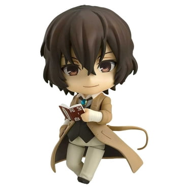 4-Inch Bungo Stray Dogs Dazai Nen-doroid Action Figure - 10  Articulated Poses, Holiday Gift for Anime Fans & Home Display