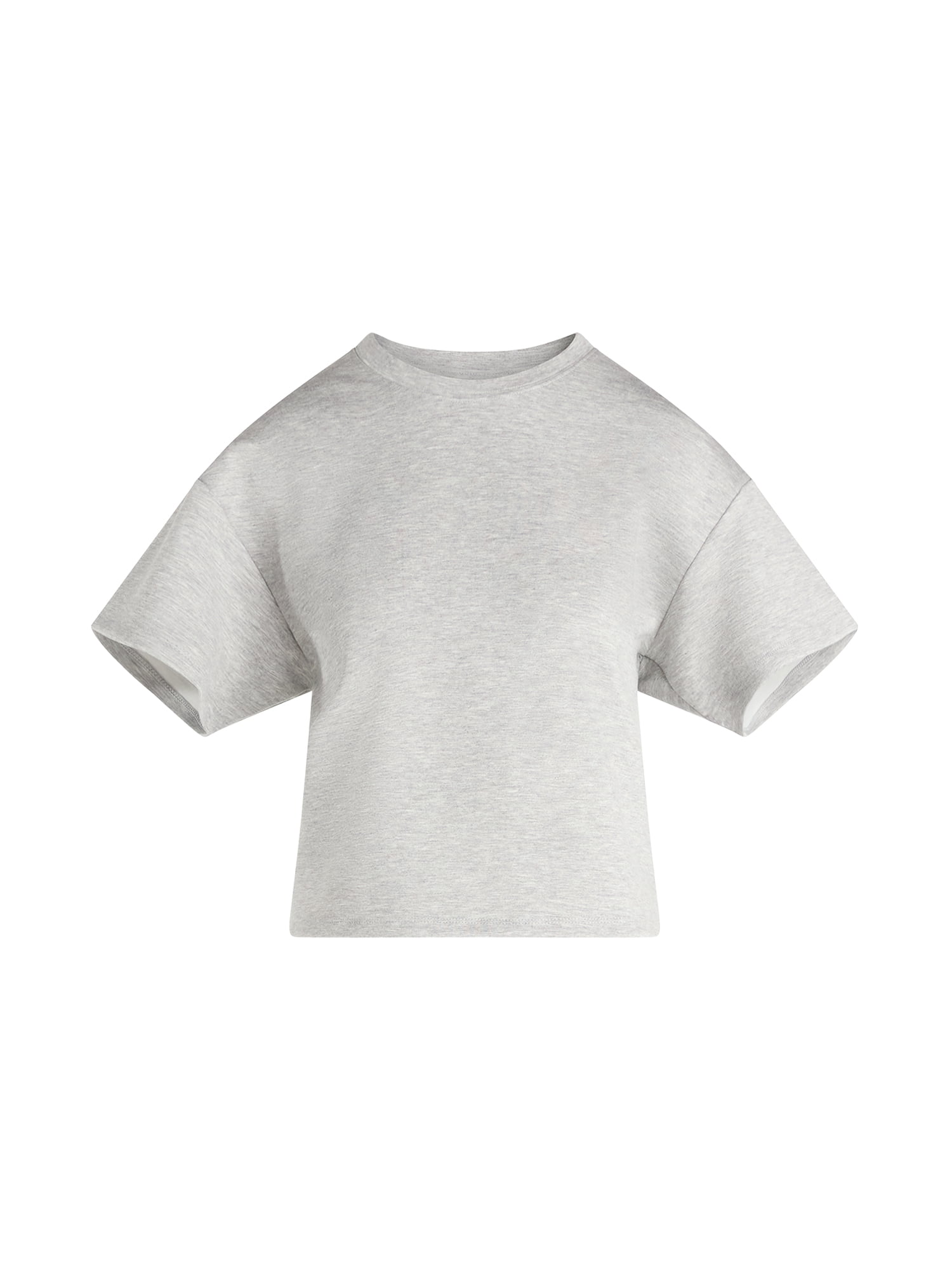 Scoop Women's and Women's Plus Scubaknit Tee with Short Sleeves, Sizes XS-4X