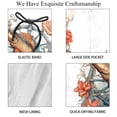 thumbnail image 4 of luoweisi Men's Beach Shorts Quick Dry Swim Trunks with Mesh Lining Fish M, 4 of 5