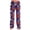 Purple, variant on Halloween Pajama Pants for Women Black Witch Print Elastic Waist Comfy Lounge Pjs