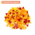thumbnail image 3 of Unique Bargains 200g Mosaïque en Verre Teinté Triangle 14mm Rouge Orange Jaune Carreaux de Mosaïque en Vrac pour Projet Artisanal Fait Main, 3 of 8