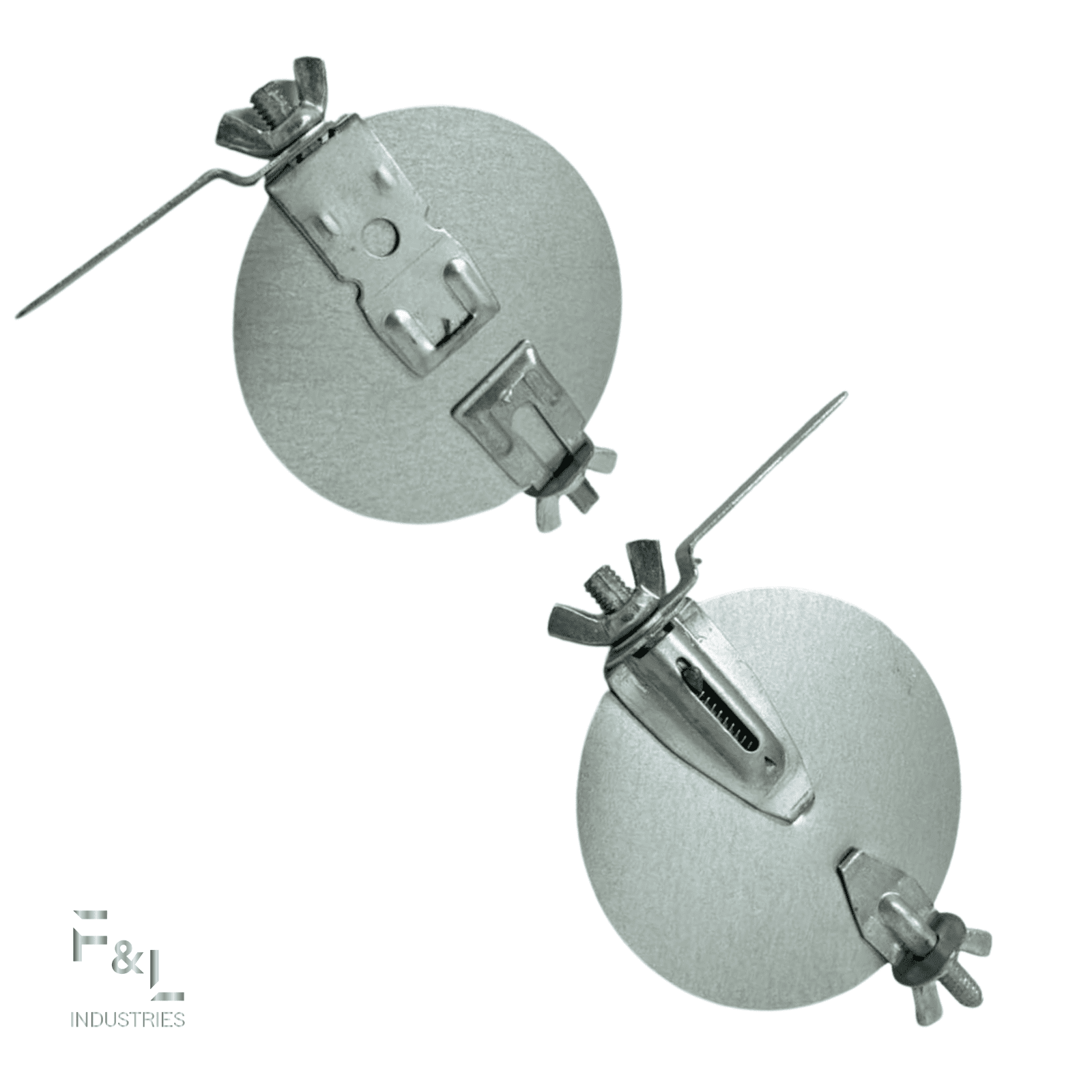F&L Industries 20" Galvanized Duct Volume Damper with Quad Lever | FLD20 – Durable HVAC Airflow Control for Venting, Heating, Cooling & Exhaust Duct Applications