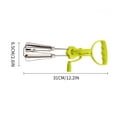 thumbnail image 3 of Dianli Stainless Steel Manual Hand Crank Rotary Mixer Egg Beater Whisk Semi Automatic Double Whisk Ergonomic Handle for Blending Whipping Beating Mixing Baking Kitchen Tool 1 Pack, 3 of 9