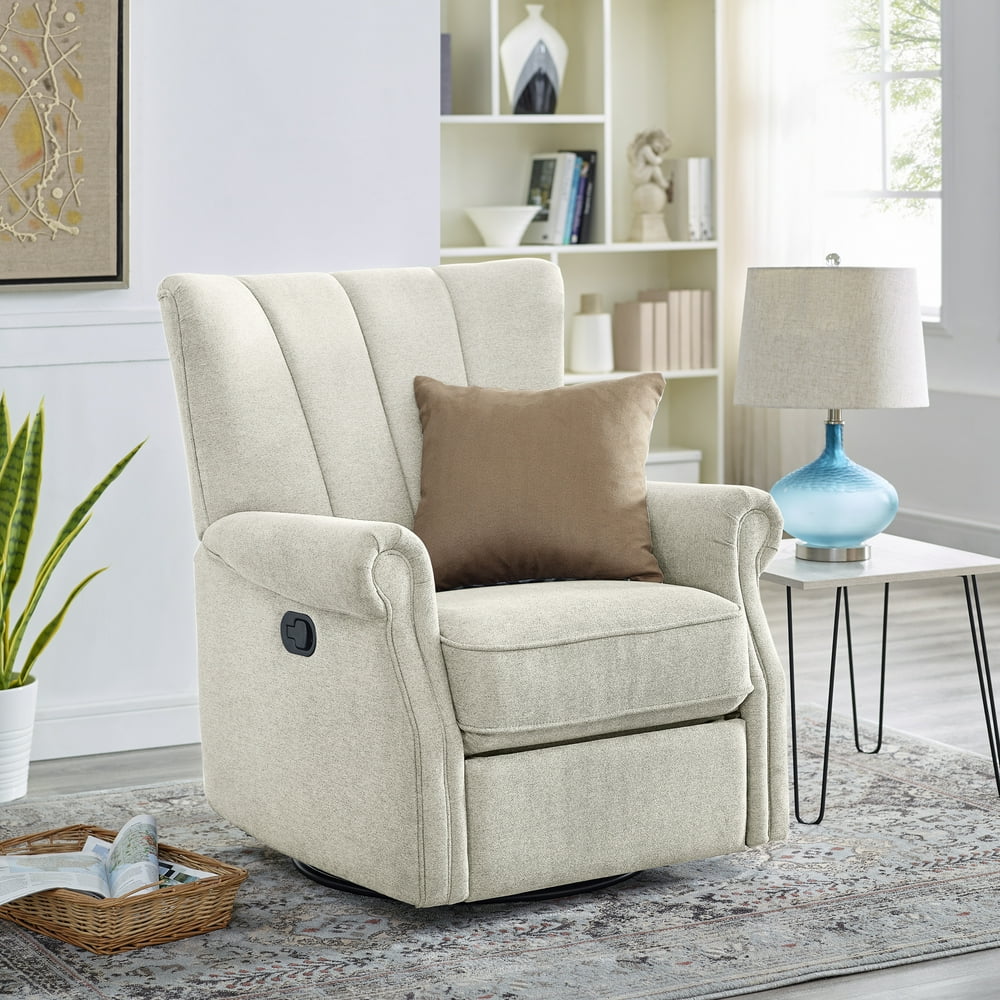 Modern Essentials Brookshire Swivel Reclining Glider Chair, Multiple