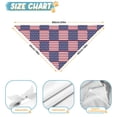 thumbnail image 6 of Dog Bandana 2 Pack,Red White and Blue Star Striped Pattern Bandanas for Dogs,Cat Bandana,Small/ Large Dog Bandana 2 Size,Dog Bandanas, 6 of 6