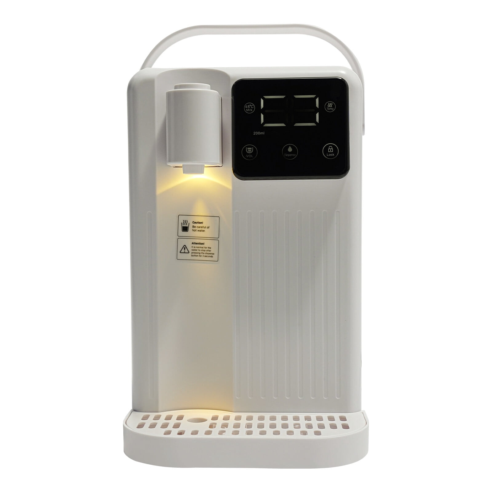 3L Desktop Instant Hot Water Dispenser 110-120V 1700W 7.5*9.5*11.6in for Office, Bedroom, Living Room