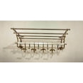 thumbnail image 3 of French COATRACK/Luggage Rack/Train Wall Mounted Rack vintage luxury décor 30", 3 of 4