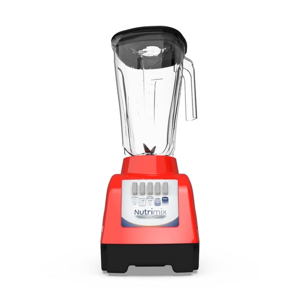 Licuadora Nutrimix 750W 2 Velocidades + Pulso Vaso Plástico 2L Alta Capacidad Rojo