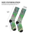 thumbnail image 2 of Lsque Summer Pattern Sport Compression Socks for Men & Women 15-20 mmHg Knee High Nurse Pregnant Running Medical and Travel Athletic, 2 of 6