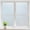Pure, variant on DOWELL Window Privacy Film, Frosted Glass Window Film, Static Cling Non-Adhesive Glass Film, Sun Blocking Opaque Window Coverings, Reusable Door Stickers for Bathroom Home Office