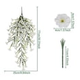 thumbnail image 3 of YiJuHui Artificial Morning Glory Garland, Realistic Silk Flower Hanging Vine, Fade-Proof Waterproof Outdoor Decor for Garden Wall Basket Patio Wedding Arch Home, 3 of 6