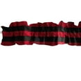 thumbnail image 6 of 1" Wide Stripes Cotton Curtain Sleeve Topper Window Treatment, 6 of 10
