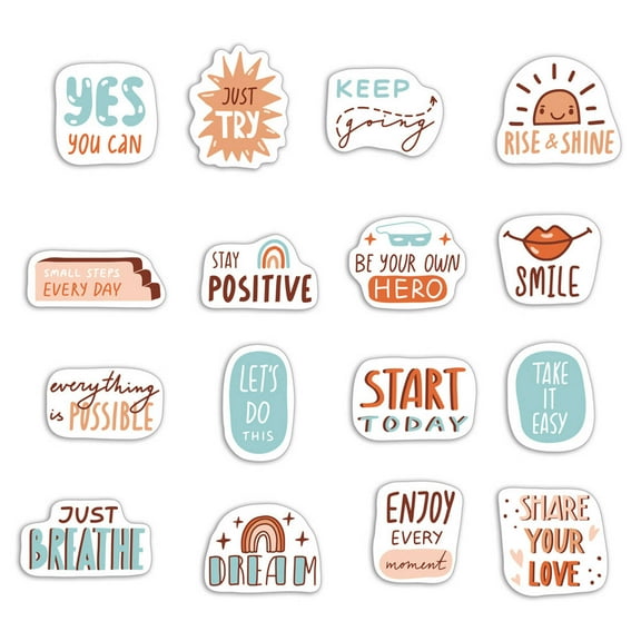 CCOCC Fridge Magnets,Inspirational Quote Design Refrigerator Magnets,Strong Magnetic Attachment Multi-Functional Memo Holder Magnetic Fridge Decorations,Multicolor