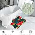 thumbnail image 3 of Watermelon Polyester Non-Slip Machine Washable Bath Rug Door Carpet Chair Rug, 3 of 6