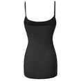 thumbnail image 2 of JYB CO Women's & Juniors Basic Solid Adjustable Spaghetti Strap Long Camisole Layer Tank Top Size S – 3XL, 2 of 5