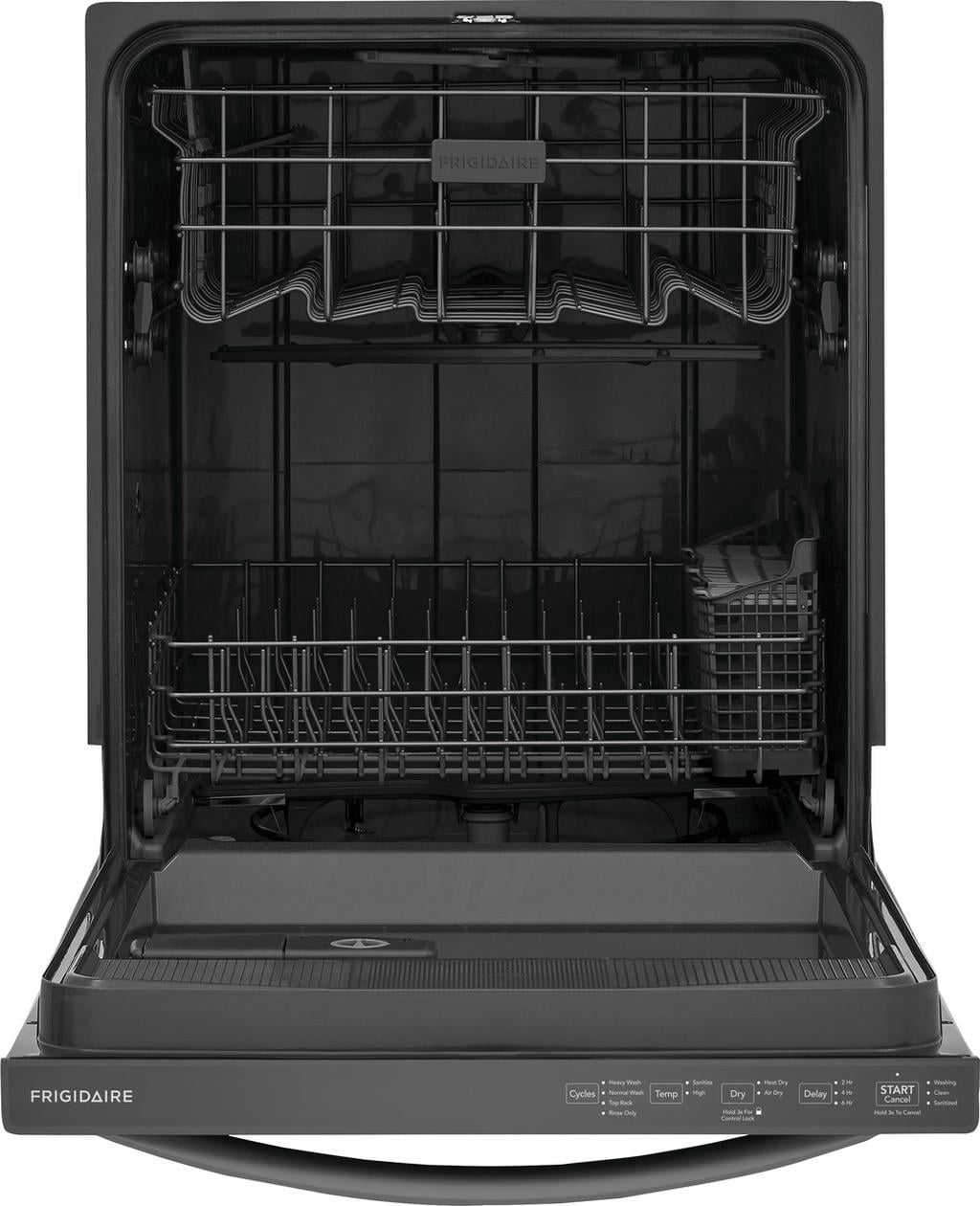 Frigidaire FDPH4316AD 24" Built-In Top Control Dishwasher, Top Control, Black Stainless Steel