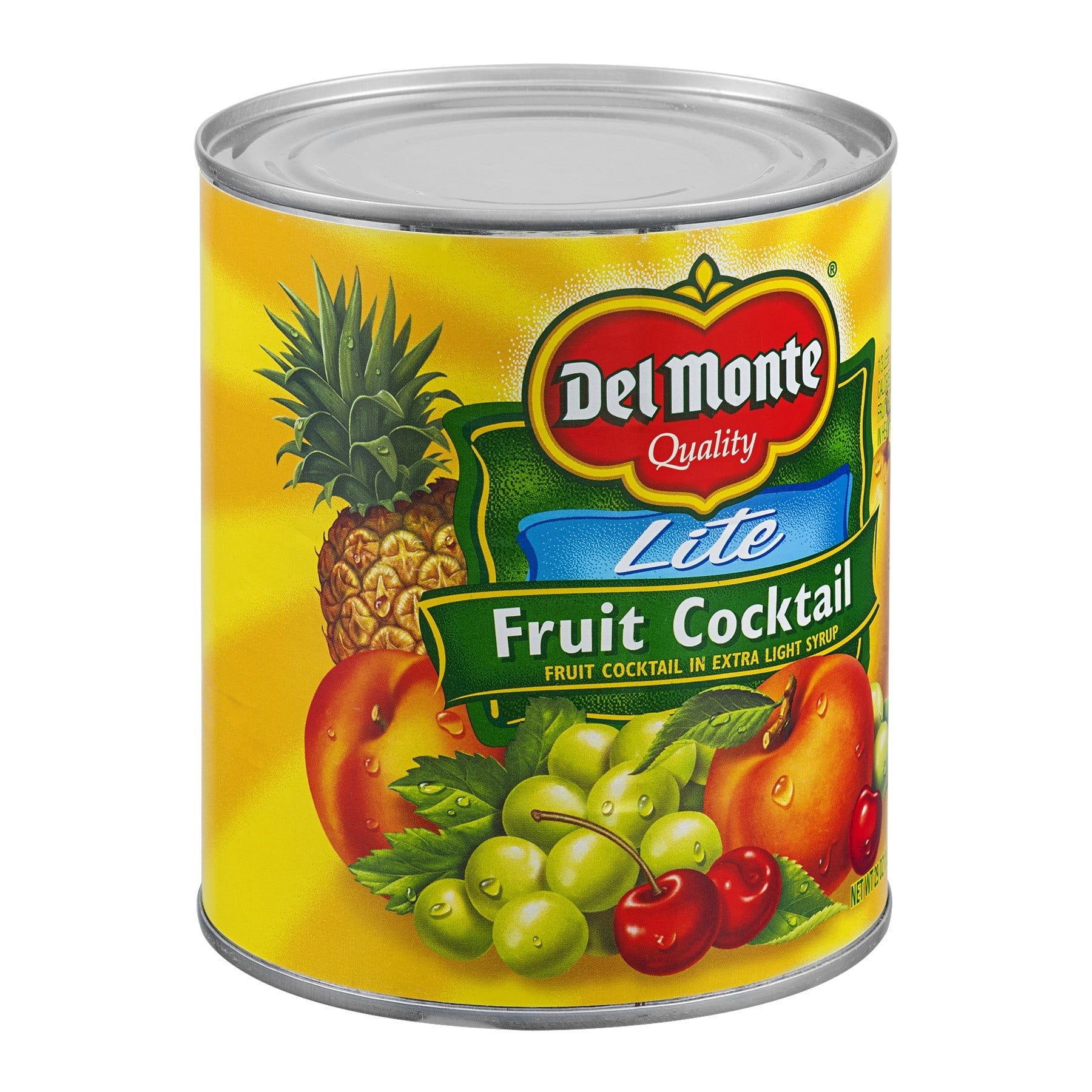 Del Monte Fruit Cocktail, Extra Light Syrup, Canned Fruit, 29 oz Can