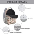 thumbnail image 4 of Dachshund and Flower Backpack for School,Cute School Bag,Schoolbag with Adjustable Shoulder Straps & Padded Back,15.3"x11"x6.7", 4 of 6