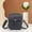Navy, variant on Vintage Leather Crossbody Bag for Men and Women, Multifunctional Mini Messenger Purse with Anti-Theft Zip and Adjustable Strap, Spacious Small Purse for Travel and Daily Use