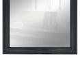 thumbnail image 2 of 24" WOOD FRAME MIRROR IN DARK GRAY, 2 of 3