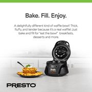 Presto 03500 Belgian Waffle Bowl Maker