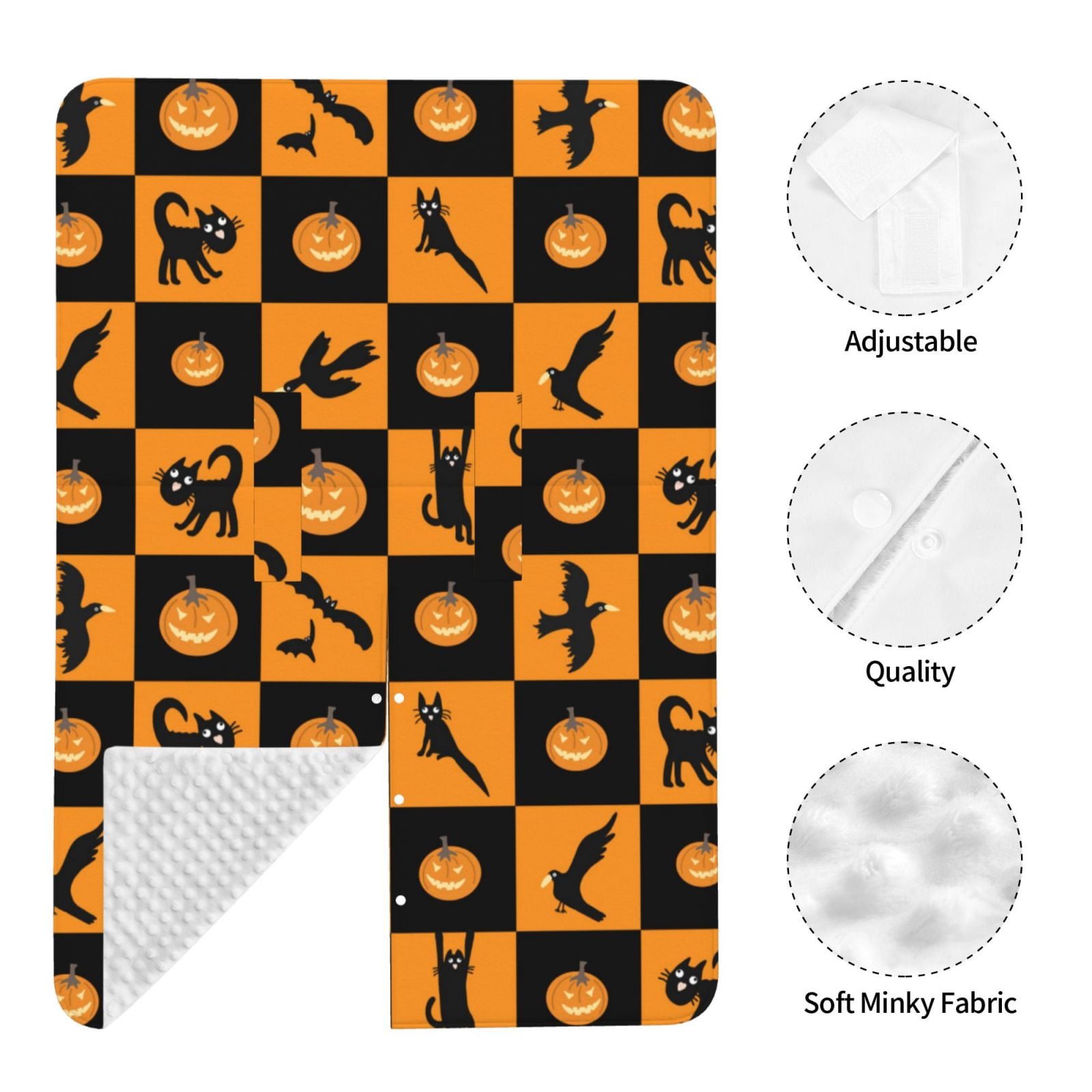 Car Seat Cover Baby - halloween pumpkins crow cat Breathable Infant Car Seat Cover for Baby Carseat, Lightweight Comfort Baby Essentials Must Haves Newborn Stuff for Girl Boy