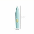 thumbnail image 2 of Tvtnvo Pet Shaver Dog Nail Grinder Quiet Low Noise Paw Hair Trimmer with LED Light Efficient Blade Head Safe Foot Groomingfor Sensitive Pets Portable One Hand Operation Blue 6.1in, 2 of 7