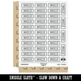 thumbnail image 2 of Invoiced Double Line Border Billed Sticker Set - White - Gloss Finish - 1.5" Small, 2 of 7