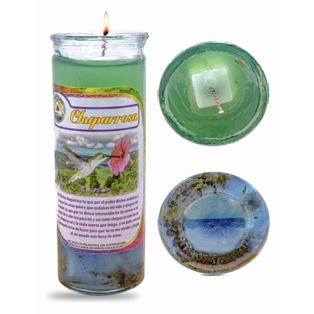 Veladora Gel Chuparrosa Amor Fertilidad Atraccion Preparada