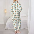 thumbnail image 6 of Goofa Sea Turtle Printed Women’s 2 Piece Pajama Set Super,Pajamas Women's Long Sleeve Sleepwear Soft Button Down Loungewear Pjs Lounge Set Nightwear-XX-Large, 6 of 9